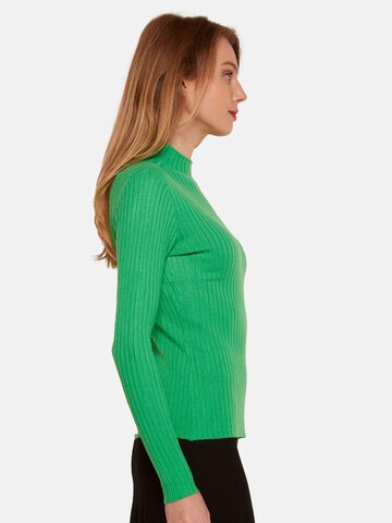 TOOche Sweater 'Pulli Gerippt' in Green