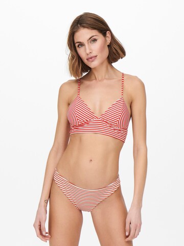 ONLY Triangel Bikinitop 'KITTY' in Rot