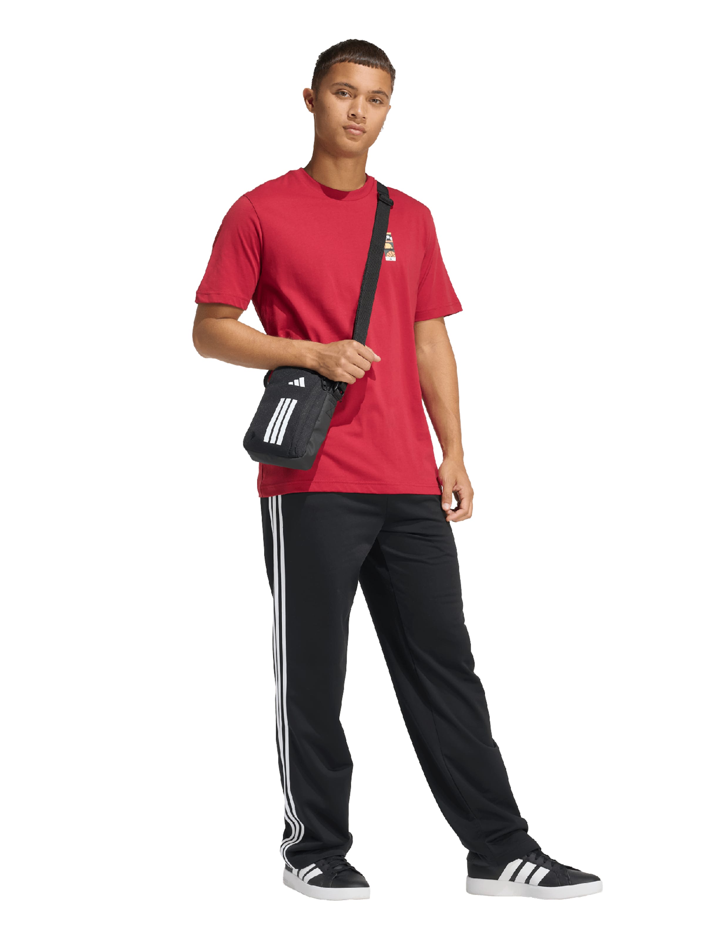 ruda ADIDAS SPORTSWEAR Sportiniai marškinėliai 'MOS POSTER'