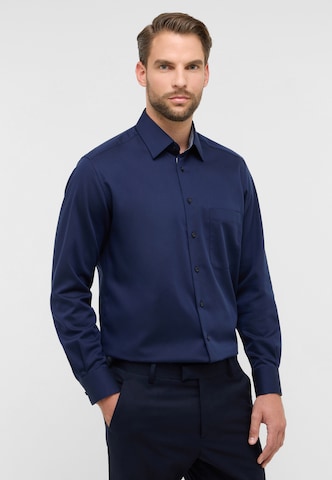 ETERNA Comfort fit Zakelijk overhemd in Blauw: voorkant