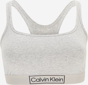 Calvin Klein Underwear Plus Bra in Grey: front