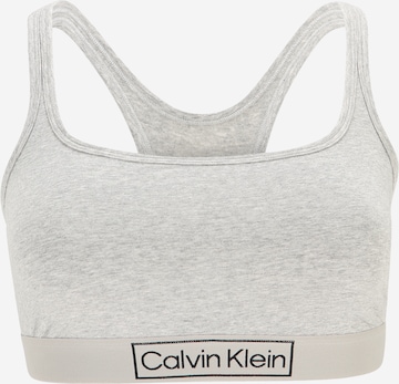 Calvin Klein Underwear Plus Rinnahoidja, värv hall: eest vaates