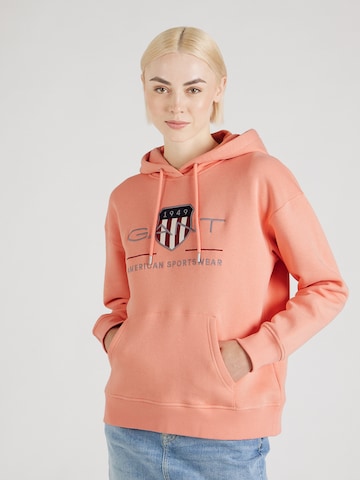 GANT Sweatshirt in Oranje: voorkant