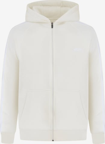 Smilodox Sweatjacke 'Miran' in Beige: Vorderseite