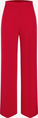 Ana Alcazar Pleated Pants 'Daskane' in Red: front