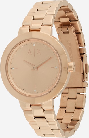 auksinė ARMANI EXCHANGE Analoginis (įprasto dizaino) laikrodis: priekis