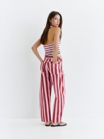 Pull&Bear Barrel Дънки в розово
