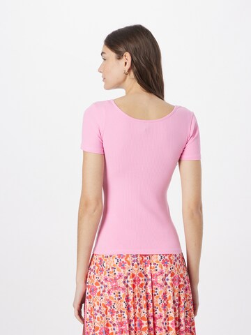 PIECES Tričko 'KITTE' – pink