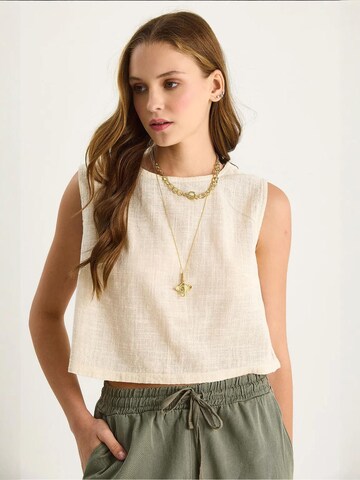 Haut Bianco Lucci en blanc