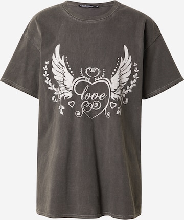 Nasty Gal Shirt in Grey: front