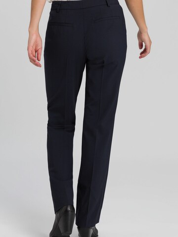 MARC AUREL Regular Pleated Pants in Blue