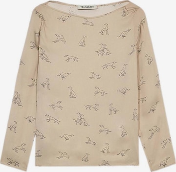Chemisier Trussardi en beige : devant