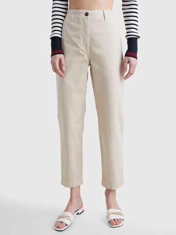 TOMMY HILFIGER Tapered Chinohose in Beige: predná strana