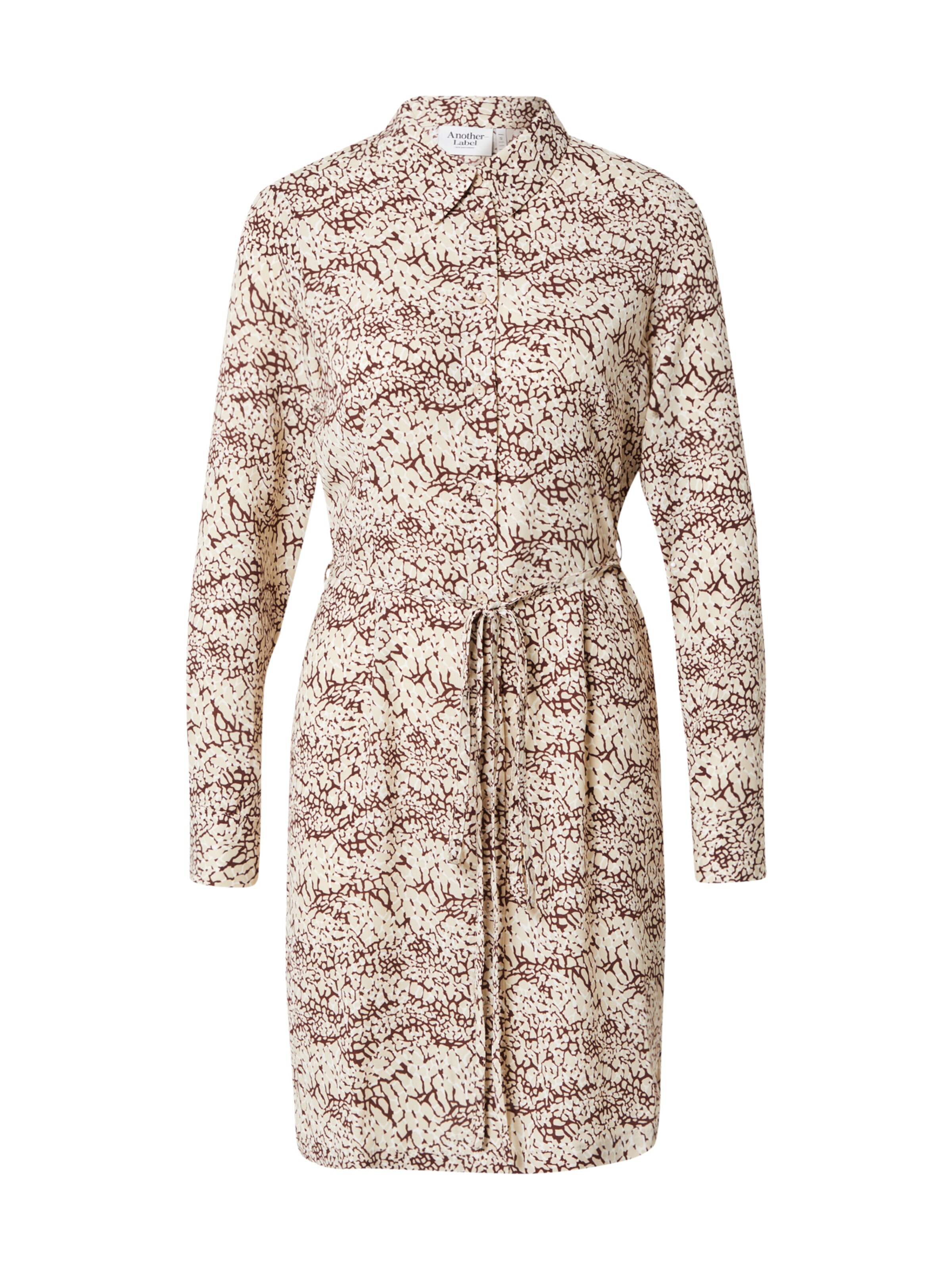Another Label Shirt Dress 'Lya' in Brown: front