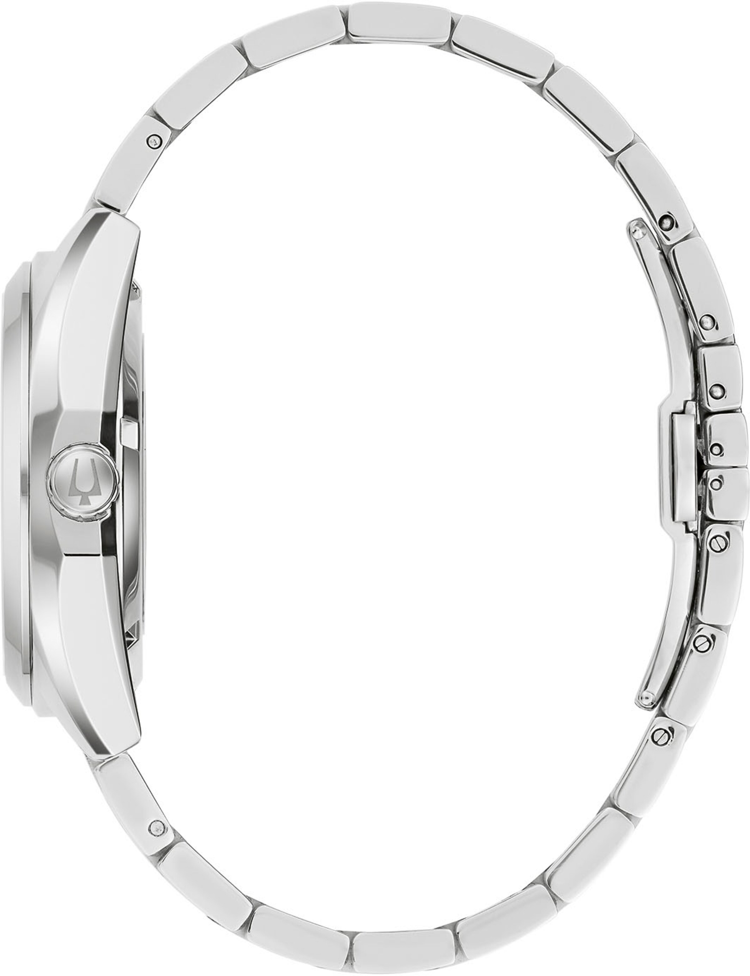 Bulova Analog Watch in Silver