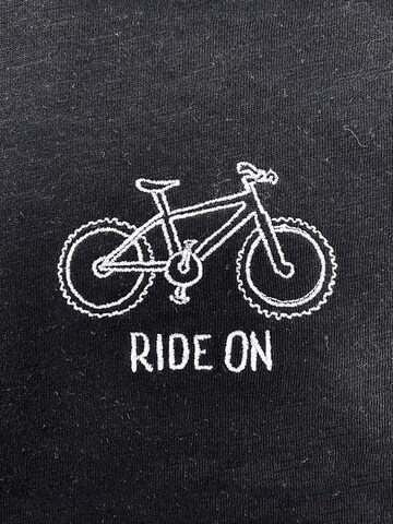 GREENBOMB Shirt 'Bike Ride On' in Black