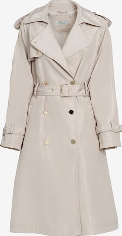 Manteau mi-saison Influencer en beige : devant