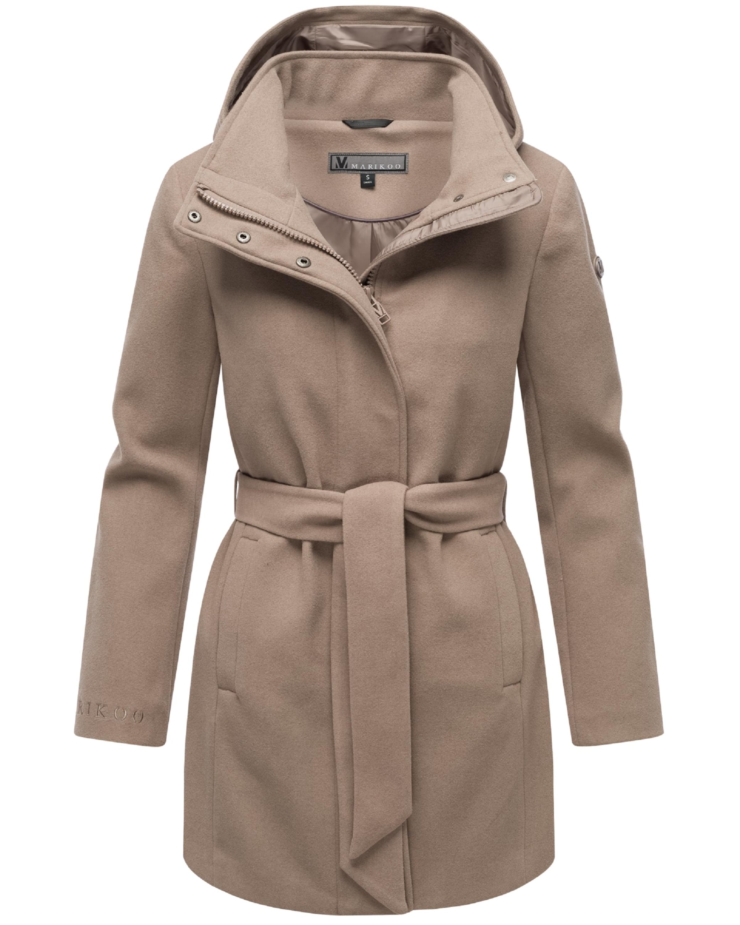 Manteau mi-saison 'Katalinaa 16' MARIKOO en marron