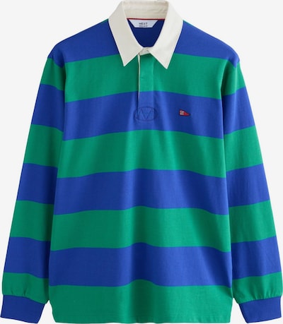 Next Poloshirt in S in royalblau / grün, Produktansicht