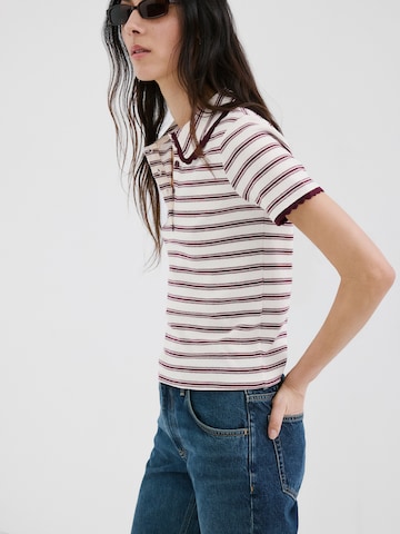 MANGO Tričko 'LIRIA' – červená