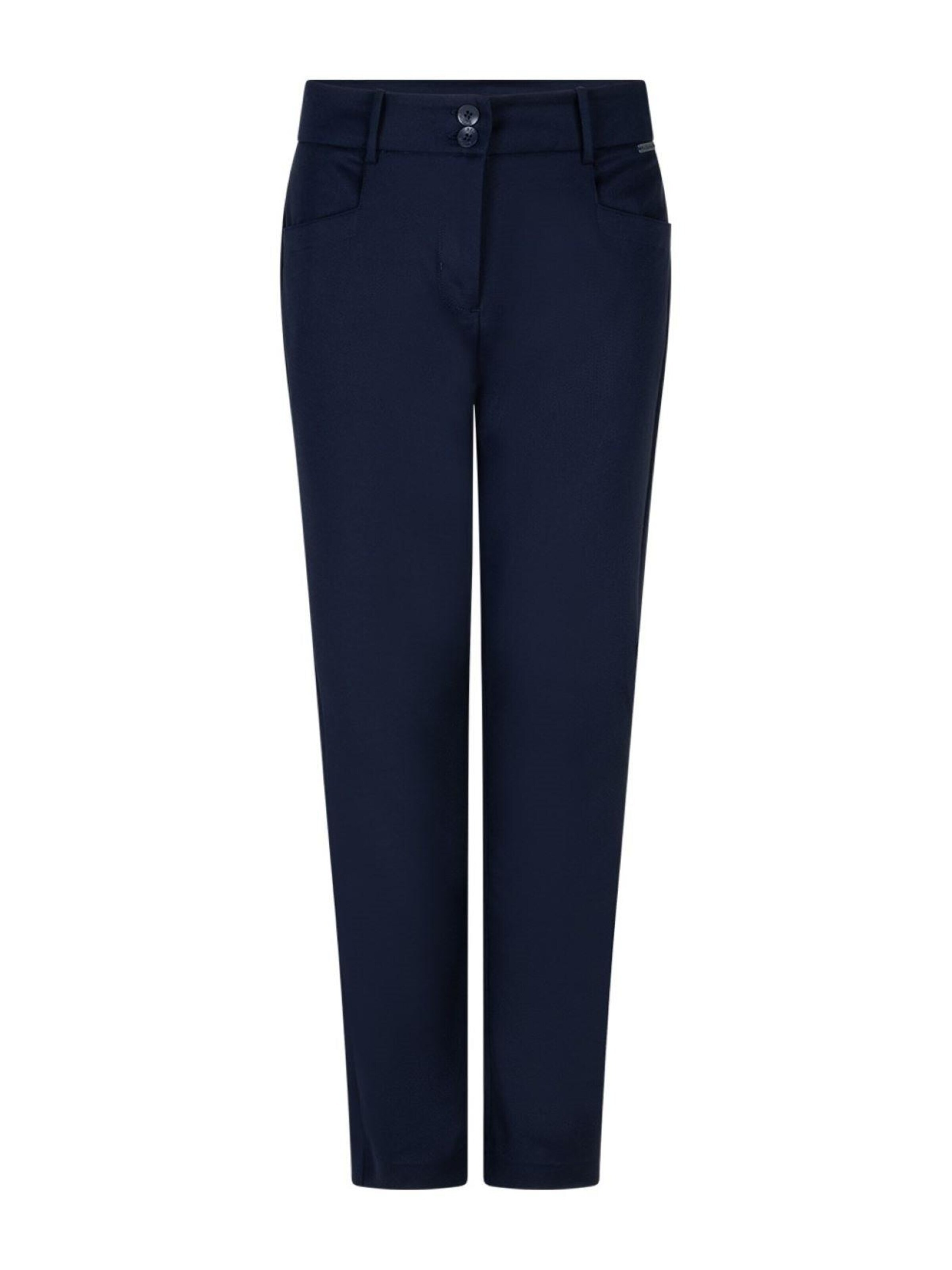 Red Button Regular Chino 'Red Button Diana L28 d.blauw' in Blauw: voorkant