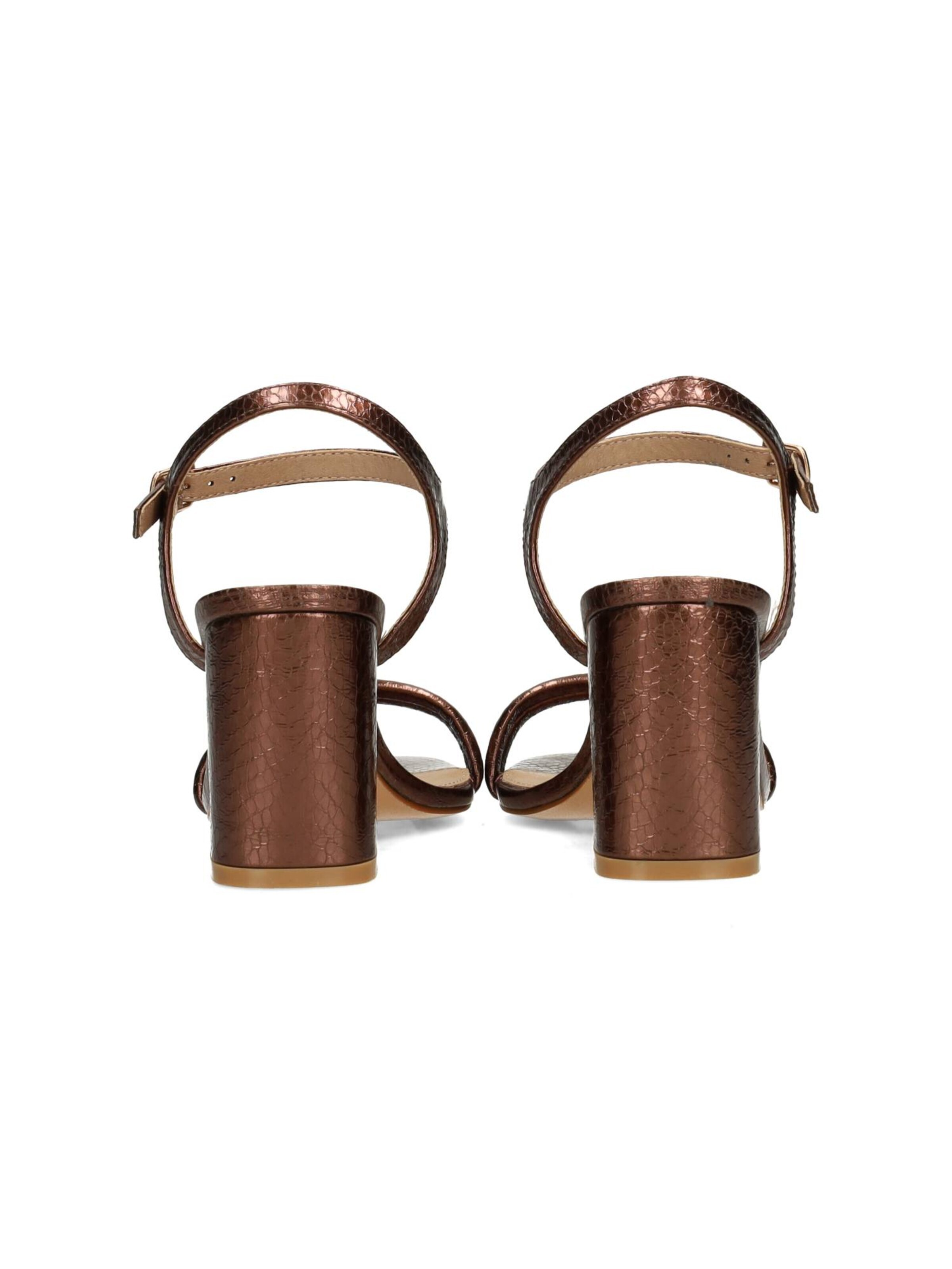 Sandales à lanières POSH by Poelman en marron