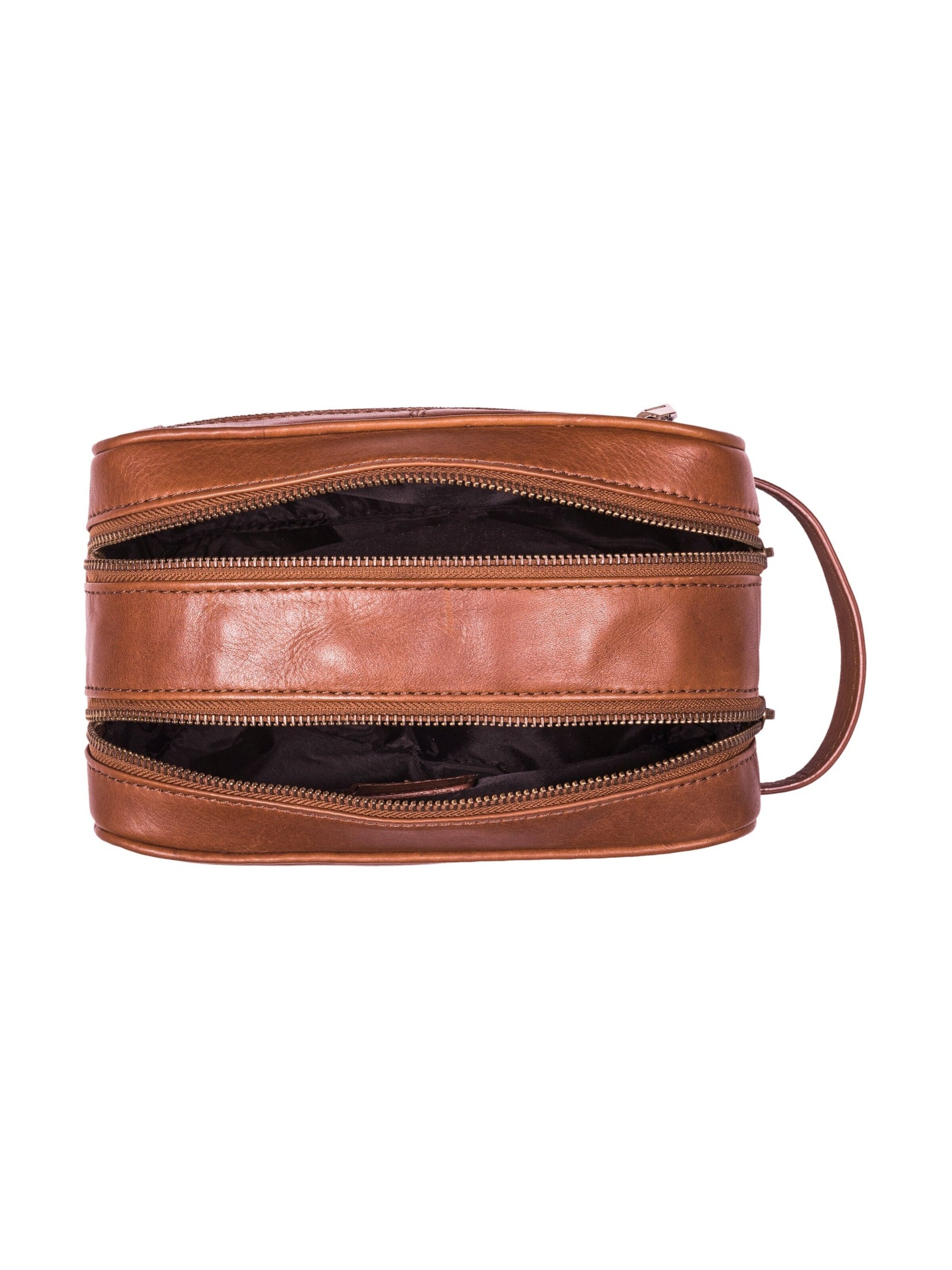 Benthill Toiletry Bag in Brown