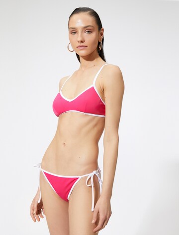 Koton Bustier Bikinitop in Roze: voorkant
