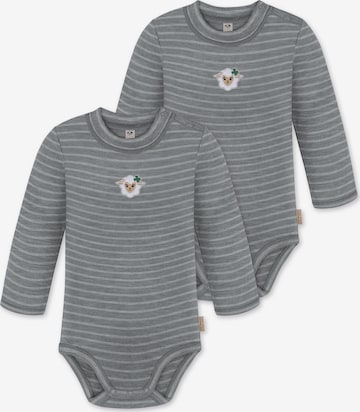 Barboteuse / body 'Tuai' normani en gris : devant