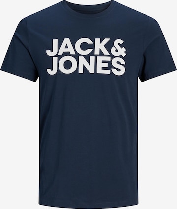 Tricou de la JACK & JONES pe albastru: față