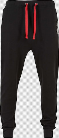 Pantalon Urban Classics en noir : devant