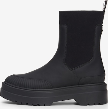 TOMMY HILFIGER Chelsea boots in Zwart: voorkant