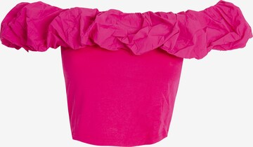 Influencer Top in Pink: front