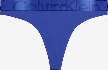 Calvin Klein Underwear Tanga – modrá: přední strana