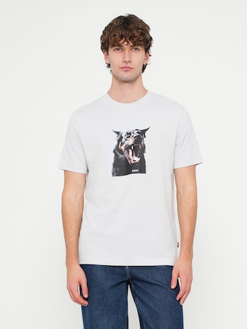 BOSS Shirt 'Dobermann' in Grey: front