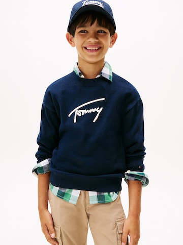 Pull-over TOMMY HILFIGER en bleu : devant