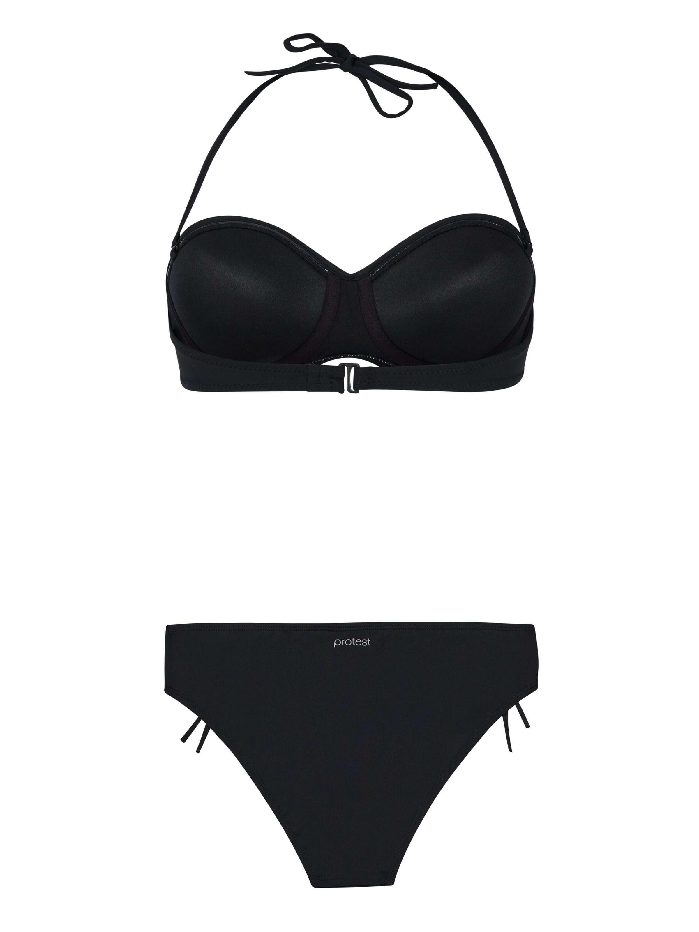 PROTEST Bandeau Bikini 'PRTGemini'‌‌‌ in Schwarz
