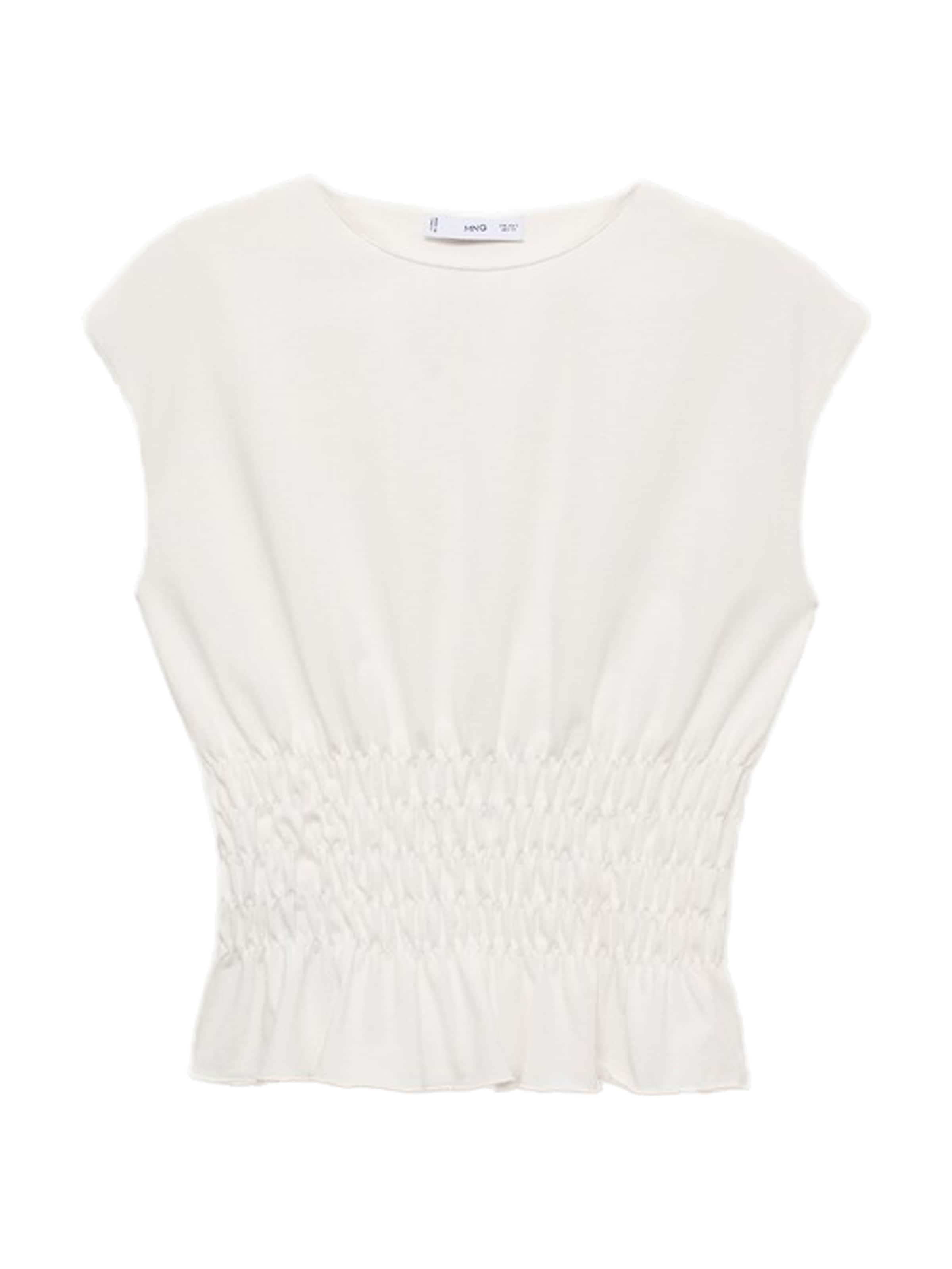 MANGO Tričko 'GOMI' - Biela: predná strana