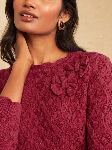love & roses Sweater in Red