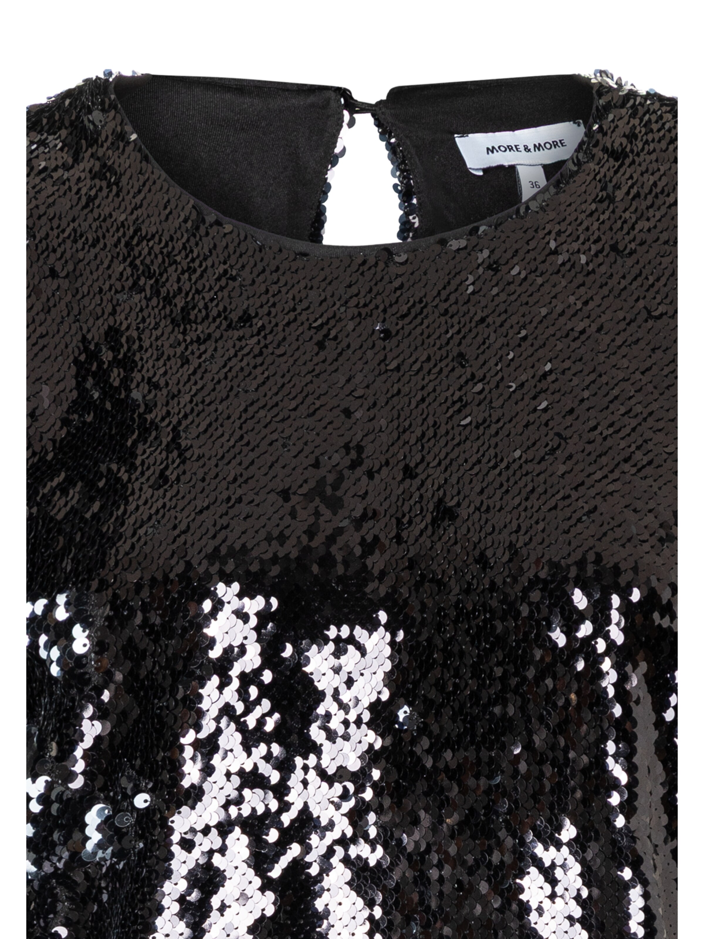 MORE & MORE Bluse in Schwarz