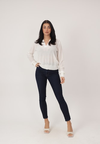 Pull-over Elara en beige : devant