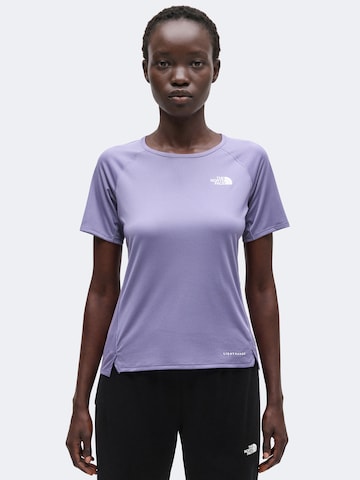 THE NORTH FACE Funkcionalna majica 'Sunriser' | vijolična barva: sprednja stran