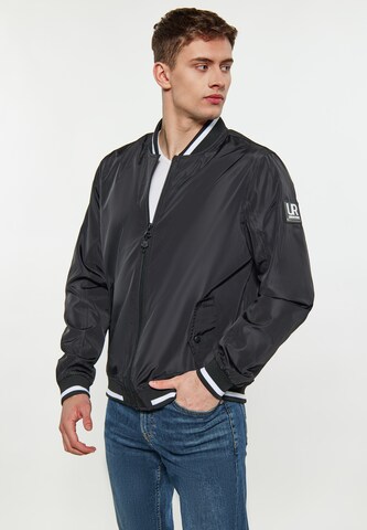 urban rain by Schmuddelwedda Between-Season Jacket in Black: front