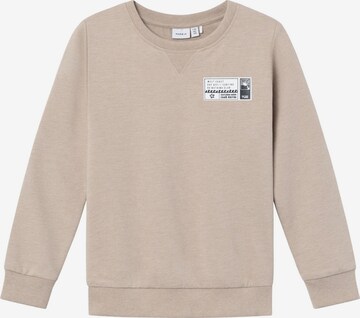 NAME IT Sweatshirt in Beige: front