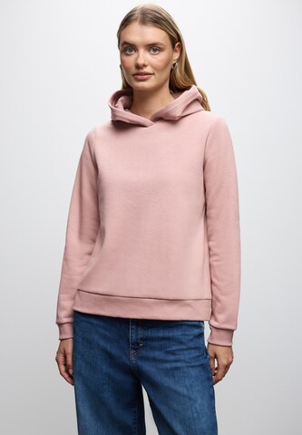 STREET ONE Sweatshirt in Pink: front