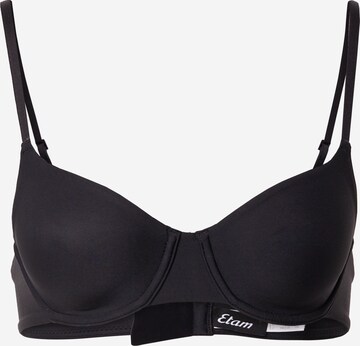 Sutien de tricou Sutien de la ETAM pe negru: față