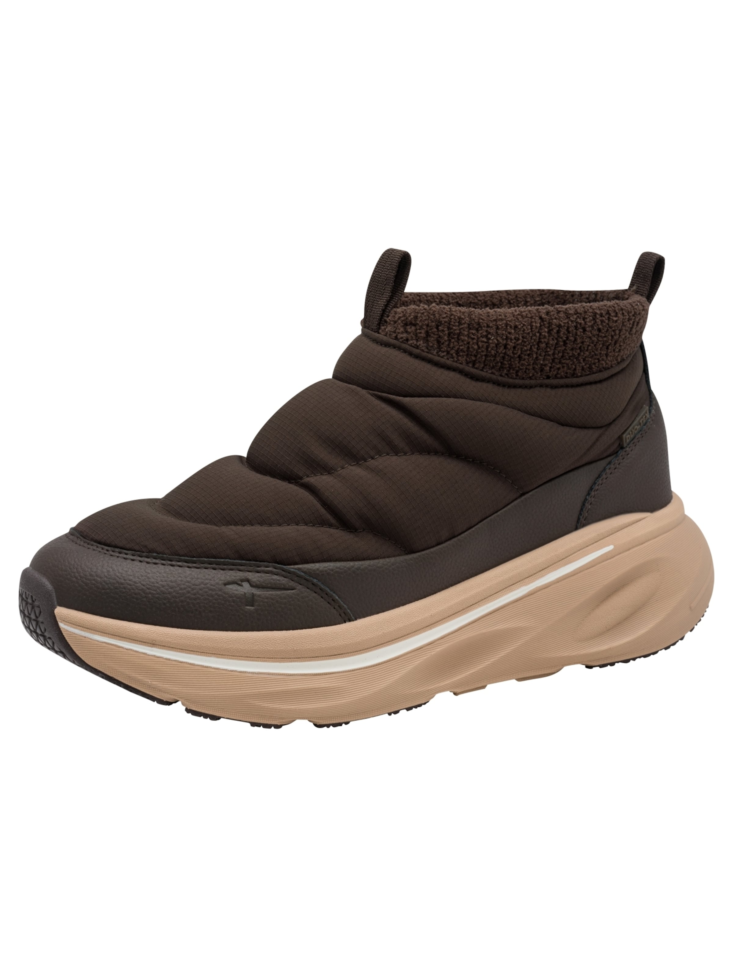 Baskets hautes Tamaris en marron : devant