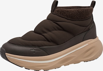 Baskets hautes Tamaris en marron : devant