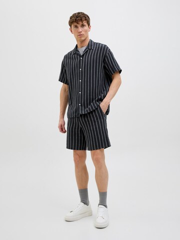 JACK & JONES Comfort Fit Skjorte 'JOREaster Patras' i blå