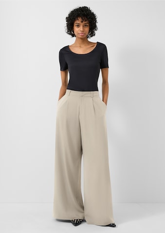 smėlio QS Plačios klešnės Klostuotos kelnės